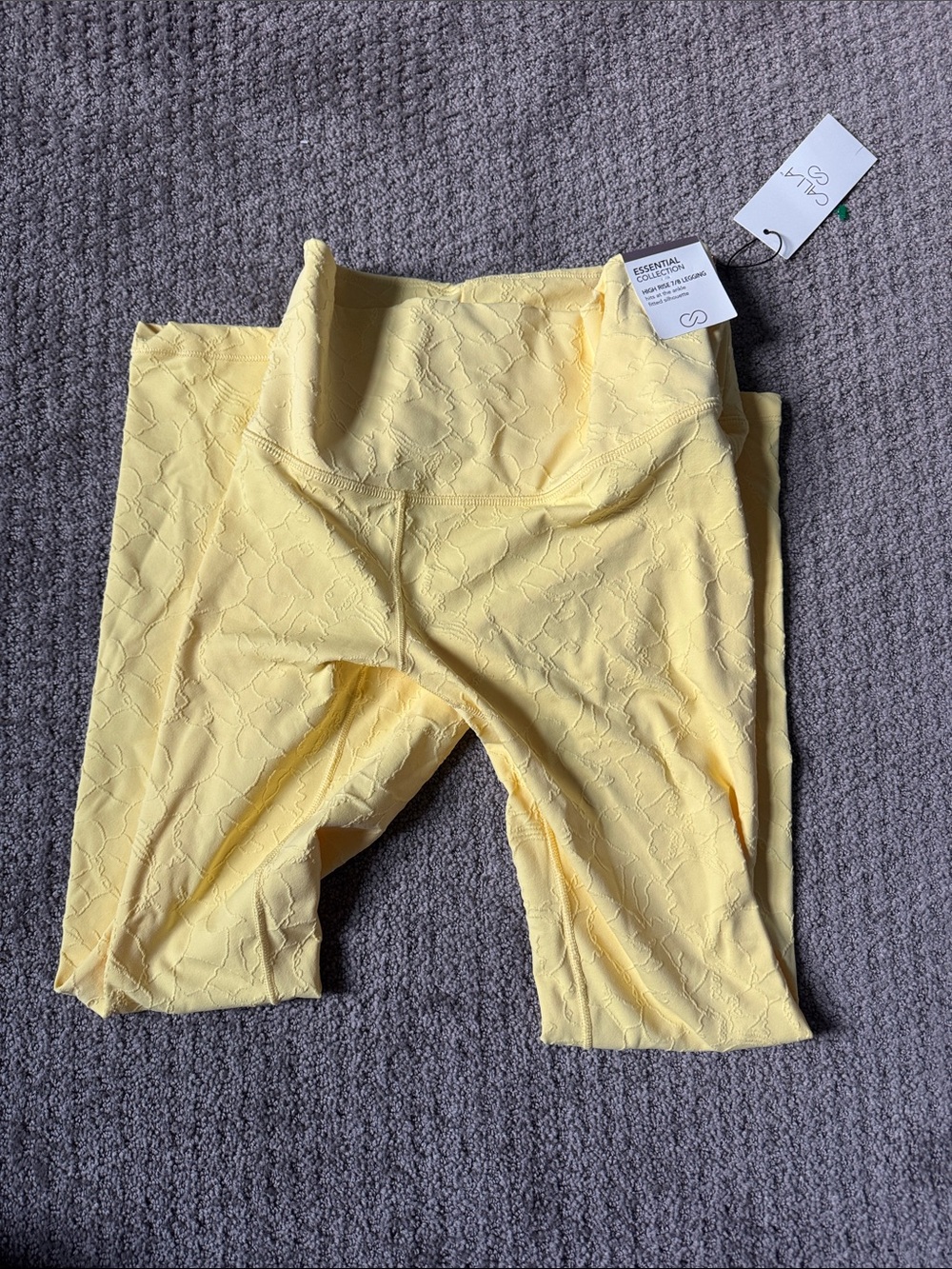 CALIA by Carrie Underwood Pale Yellow Kids Leggings